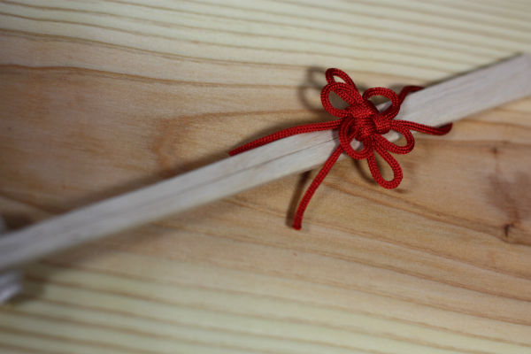 菊結び箸紐
